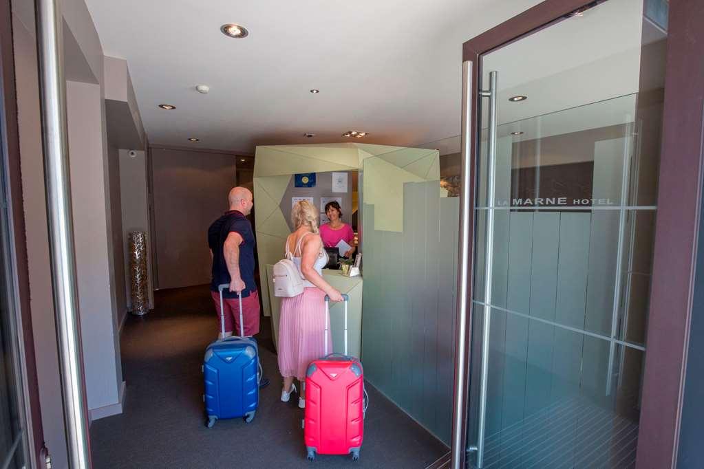 Cit'Hotel De La Marne Tarbes Interieur foto
